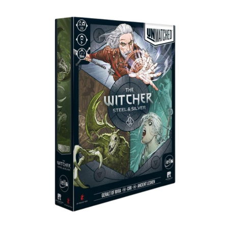 Jocuri de strategie - Unmatched: The Witcher - Steel and Silver - EN