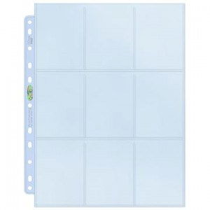 Albume & pagini - Ultra PRO - Platinum 9-Pocket Pages (11 Hole)