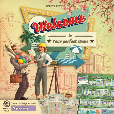 Board Games - Welcome To...: Spring Thematic Neighborhood (Extensie) - EN