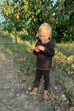 Fete - Compleu Lână - Premium - maro