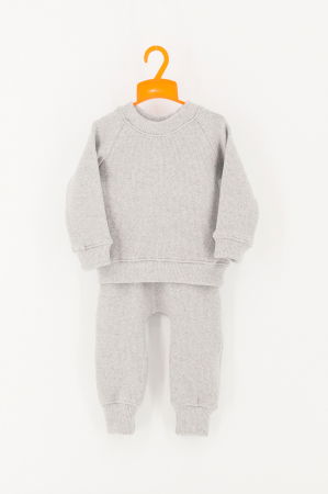 Fete - Compleu Lână - Premium - Gri