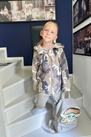 Hanorace din Lana - Hanorac Lână Fleece Cu Fermoar -Camuflaj