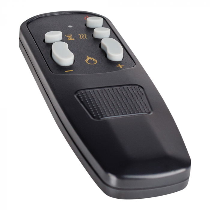 Semineu electric Rock alb & Meridian, Dimensiuni (IxLxA) 883x980x300 mm, Termostat, Efect 3D, Telecomanda [5]