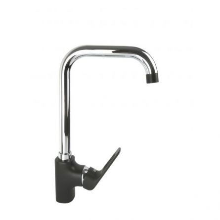 Baterii de bucatarie - MIXXUS OREGON 014-G NUT (BLACK) baterie bucatarie din alama