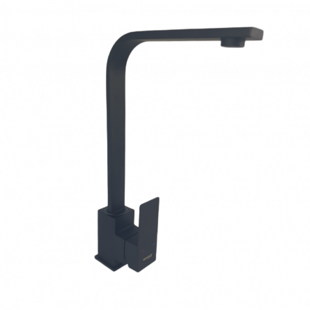 Baterii de bucatarie - Baterie bucatarie MIXXUS KUB-011 BLACK din otel inoxidabil,