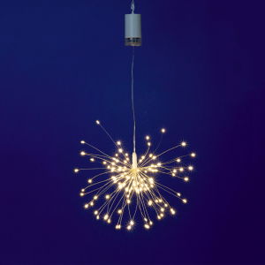 Decor artificii cu microLED-uri, alb cald, 8 programe [0]