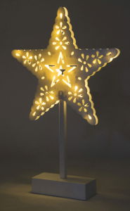 Decoratiuni de Craciun - Decor pentru masă cu LED, brad, 4,5V