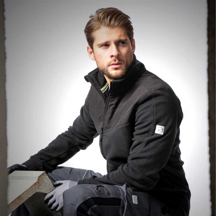 Fleece de lucru de iarna COMBO - negru [3]