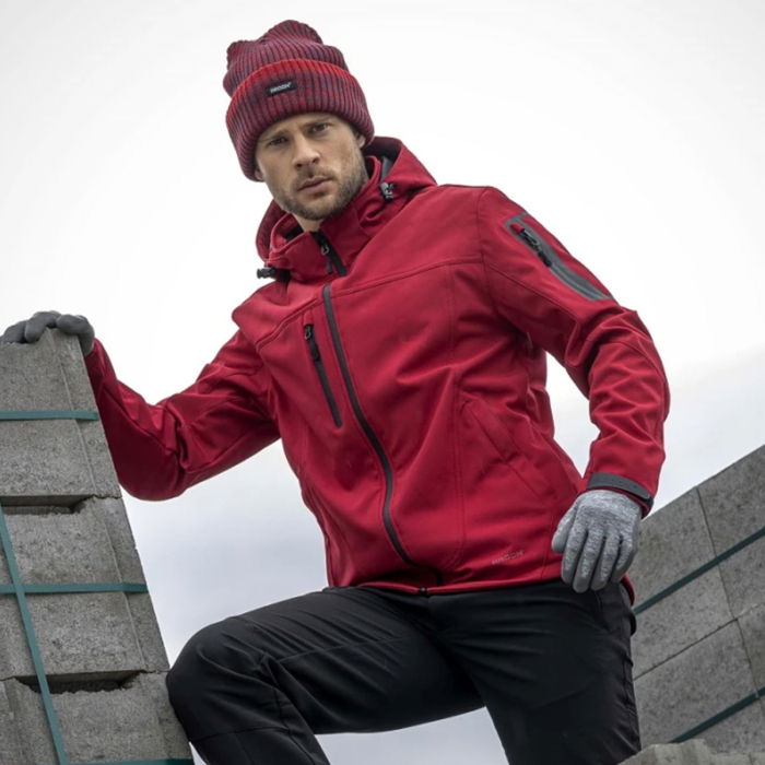 Jacheta de lucru de iarna softshell SPIRIT WINTER - rosu [3]