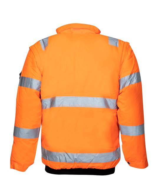 Jacheta de lucru reflectorizanta 2 in 1 HOWARD - portocaliu [2]