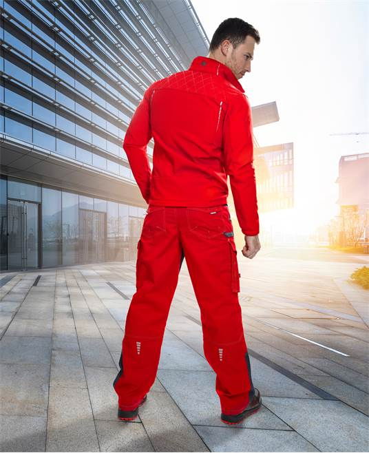 Jacheta de lucru softshell impermeabila VISION - rosu [3]