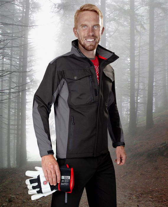 Jacheta softshell DALE - negru/gri [2]