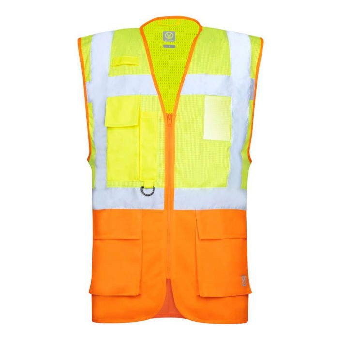 Vesta reflectorizanta tip Manager - SIGNAL - galben-portocaliu [1]