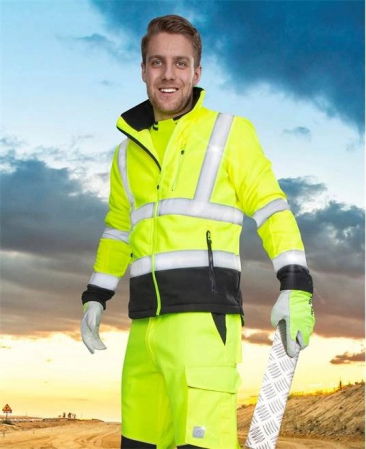 Fleece de lucru reflectorizant SIGNAL - galben [1]