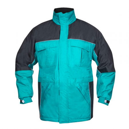 Iarna - Jacheta de lucru de iarna RIVER - turcoaz/negru