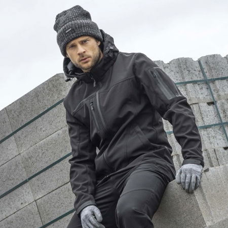 Jacheta de lucru de iarna softshell SPIRIT WINTER - negru [2]