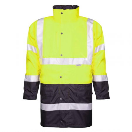 Iarna - Jacheta de lucru reflectorizanta 4 in 1 HI WAY - galben