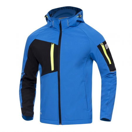Impermeabila - Jacheta softshell CITYCONIC - albastru