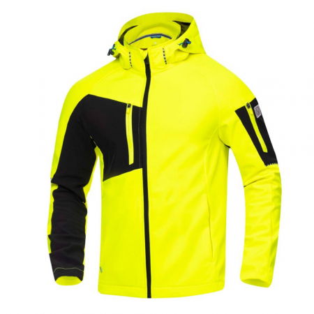 Impermeabila - Jacheta softshell CITYCONIC - galben hi vis
