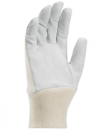 Manusi de protectie din piele de capra Mechanik gri 1121X [2]