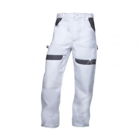 Uz general - Pantaloni de lucru in talie COOL TREND - alb/gri