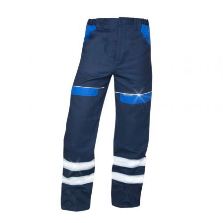 Uz general - Pantaloni de lucru reflectorizanti in talie COOL TREND - bleumarin