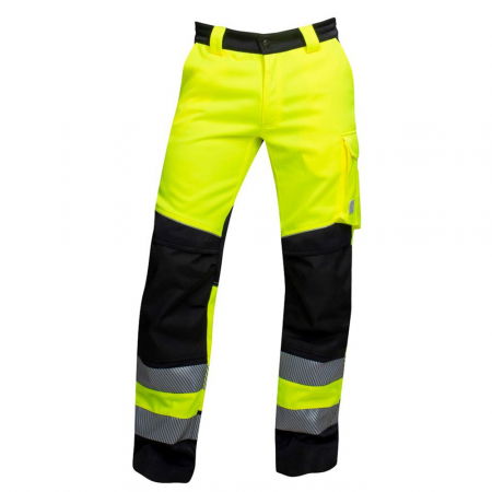 Uz general - Pantaloni reflectorizanti de lucru in talie SIGNAL+ - galben/negru