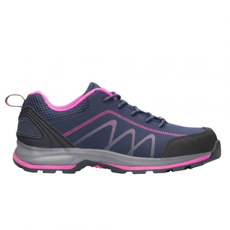 Incaltaminte trekking/outdoor - Pantofi trekking/outdoor BLOOM roz/bleumarin - softshell - pentru femei