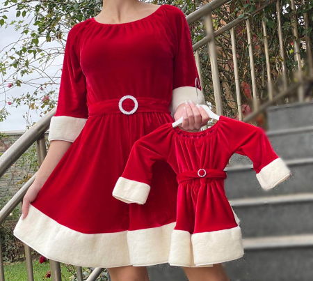 Момичета - Рокля Коледно Вълшебство Грена