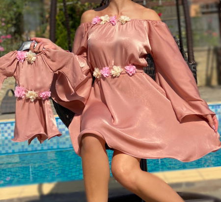 Момичета - Rochita eleganta roz Neli