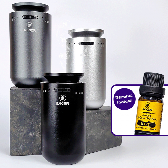 Aparat de odorizare/difuzor profesional de parfum pentru masina/casa IMKER AromaLUX XS04.AC - cu acumulator (parfum inclus) [3]