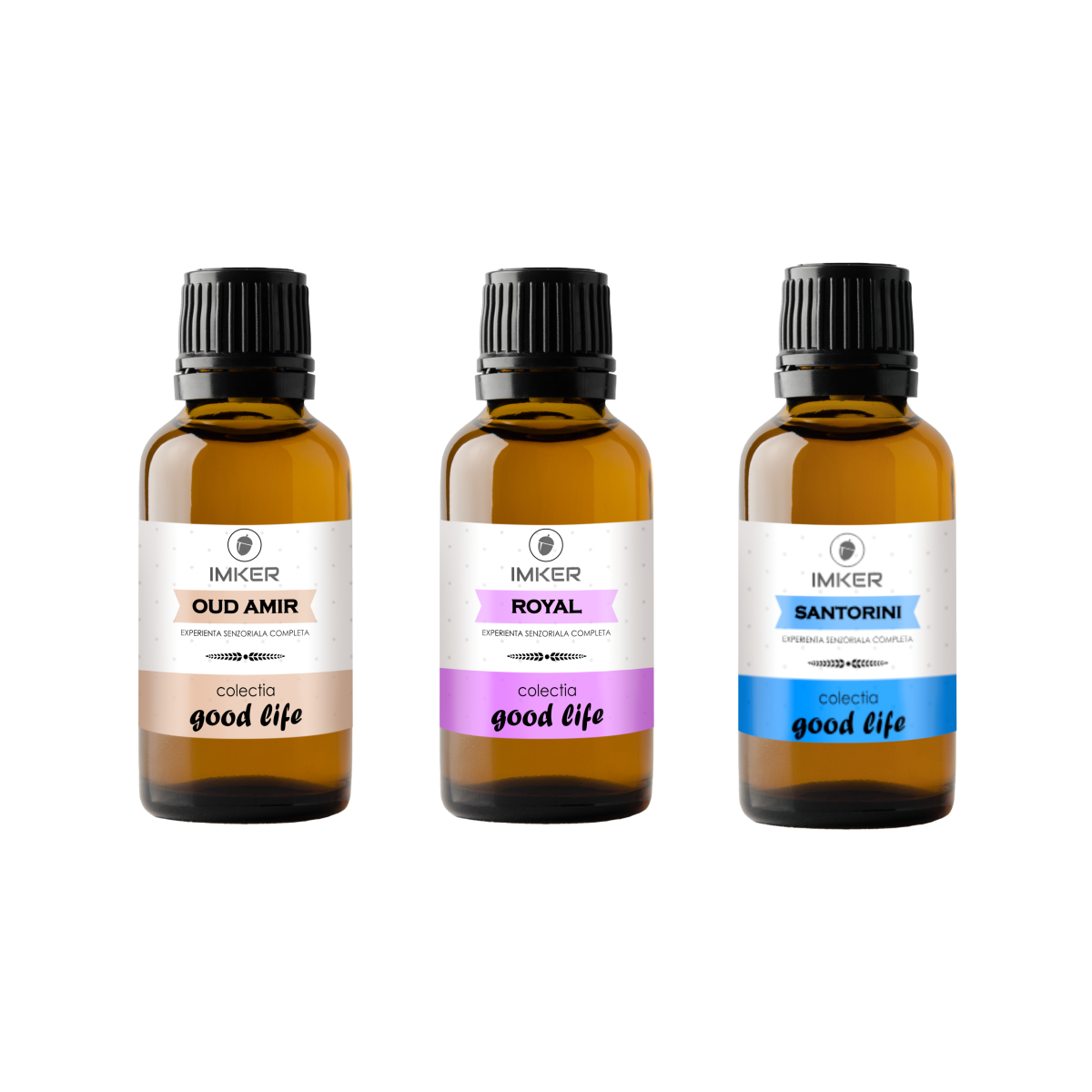 Pachet 3 sticlute arome parfum IMKER din colectia GoodLife * 50 ml [1]