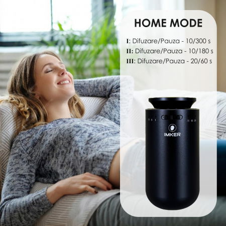 Aparat de odorizare/difuzor profesional de parfum pentru masina/casa IMKER AromaLUX XS04.AC - cu acumulator (parfum inclus) [5]