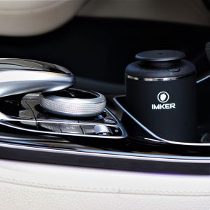 Difuzor parfum auto profesional - Aparat de odorizare profesional IMKER AromaLUX XS02.AC - cu acumulator (parfum inclus) odorizant auto, odorizant de camera, odorizant birou, difuzor aromaterapie