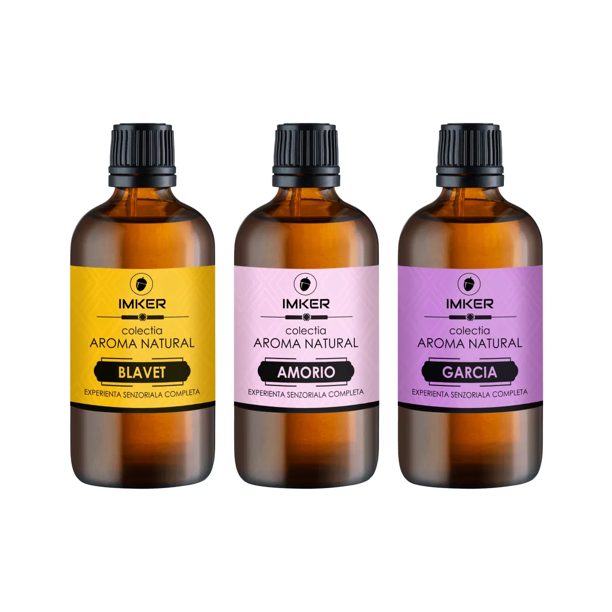 AromaNatural essential oil aromas (blends) - Pack of 3 bottles of IMKER AromaNatural perfume * 100 ml