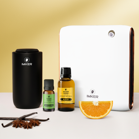 Professional car perfume diffuser - Combo pack of professional air fresheners (M03 + XS02.AC PLUS and perfume)