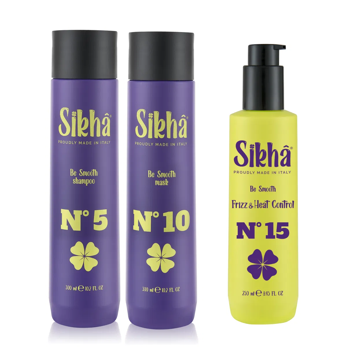 Sampoane si masti de par profesionale - pachet-sampon-masca-si-serum-protectie-termica-par-drept-sikha