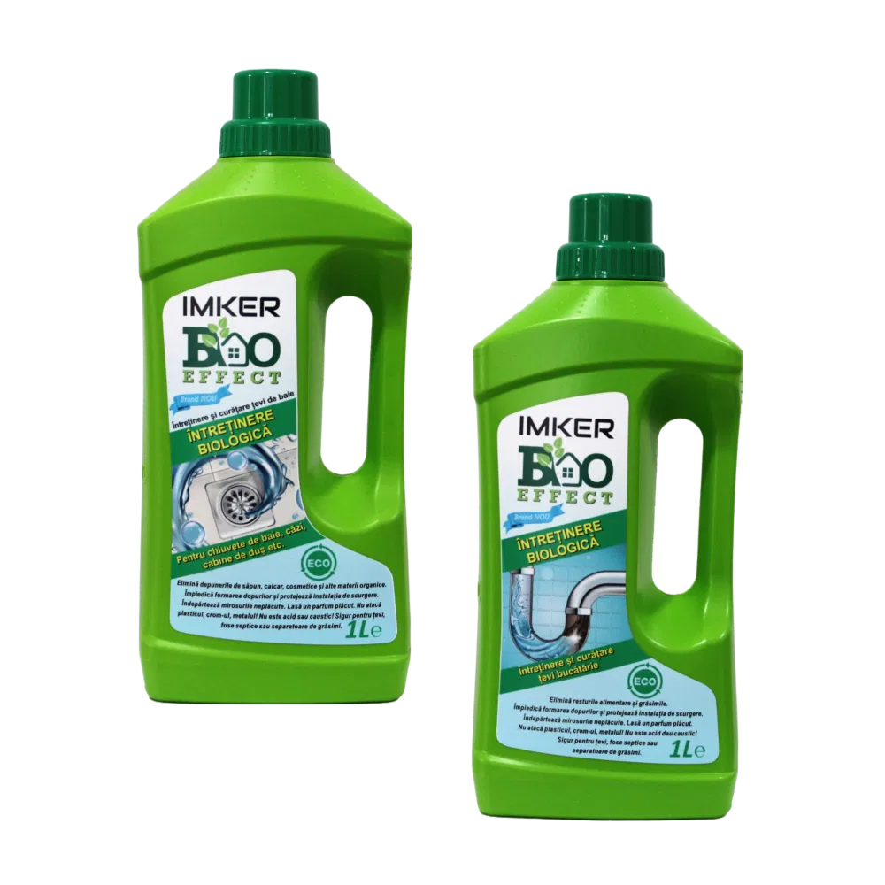 SET BioEffect Enzyme-based unclogging solutions for kitchen and bathroom pipes