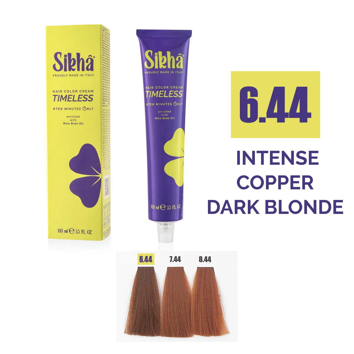 Vopsea nuante Cupru & Roscat Intens/Copper&Red - vopsea de par permanenta profesionala nuanta blond inchis aramiu cupru intens