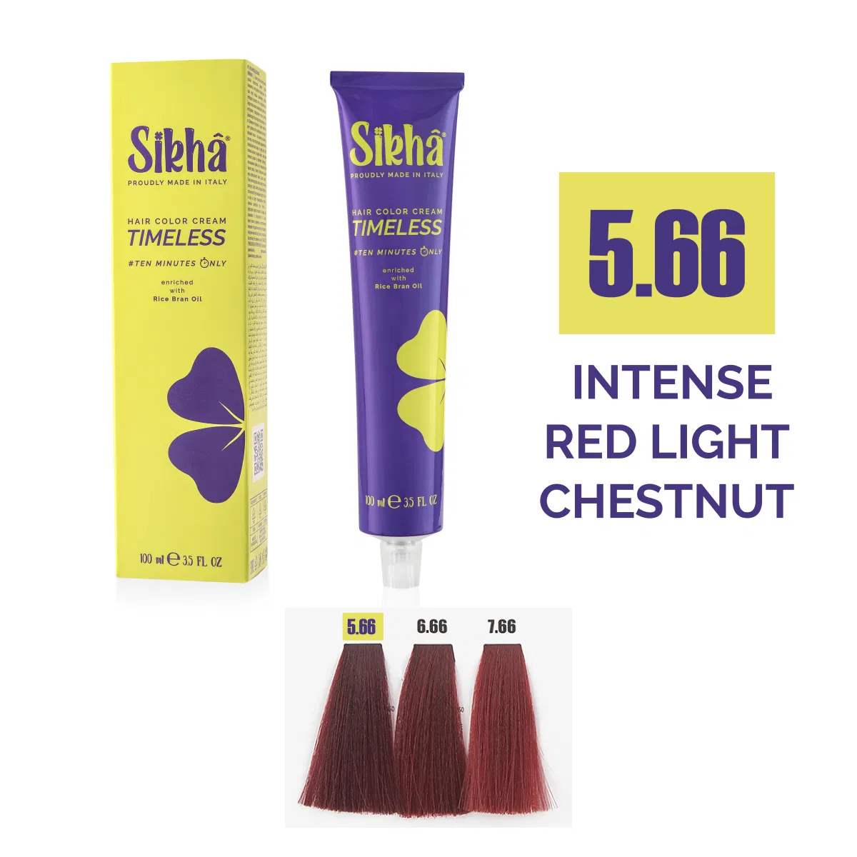 Vopsea nuante Cupru & Roscat Intens/Copper&Red - vopsea de par permanenta profesionala nuanta castaniu deschis roscat intens