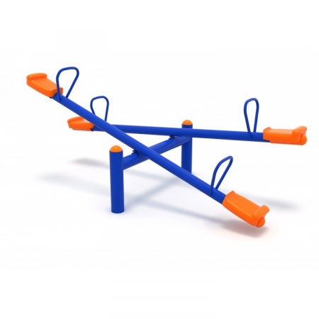 Produse profesionale de mobilier urban - Balansoar metalic dublu pentru copii - 12 OE