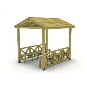 Produse profesionale de mobilier urban - 30EG Mobilier Urban Pergola lemn dizabilitati