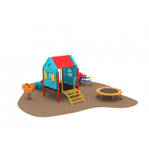 Oferte Speciale - 08 Oferta speciala Echipamente loc de joaca Tobogan Cataratoare Figurina arc Balansoar arc si Tranbulina