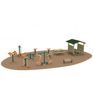 Oferte Speciale - 15 Oferta speciala Ansamblu echipamente Fitness Banca Masa Picnic si Foisor