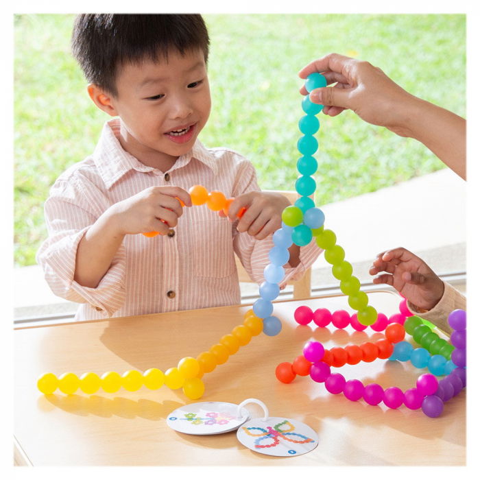 BendiBeads Rainbow, margele flexibile, Guidecraft [2]