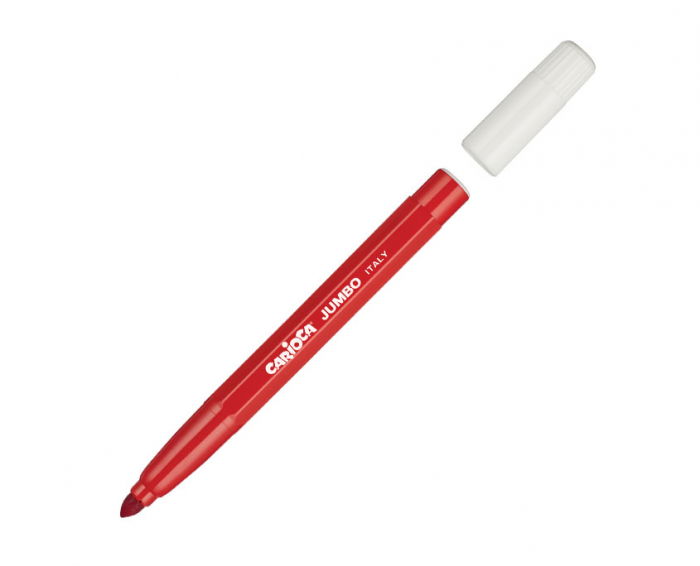 Carioci lavabile - 12 culori/set Carioca Jumbo cu varf rotund. [3]