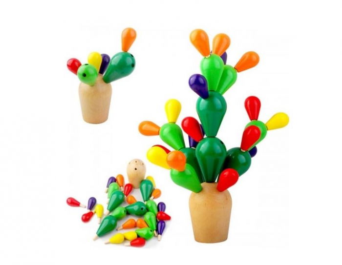 Cactusul - Joc din lemn de construcţie şi echilibru [3]