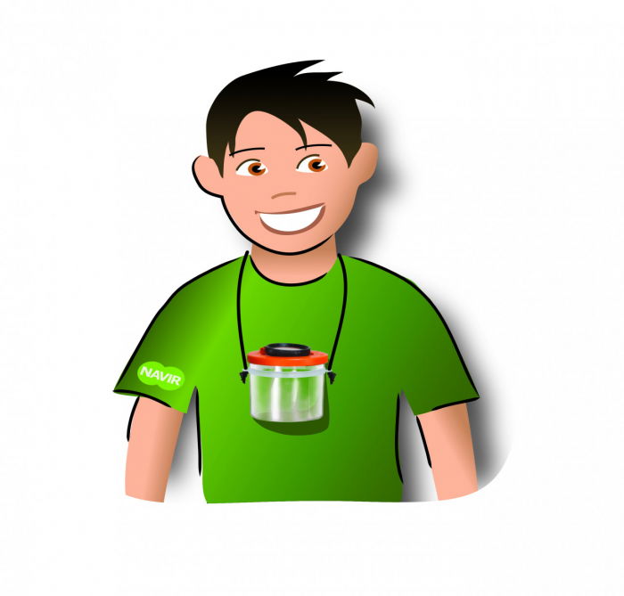 Cutie cu lupa pentru observarea insectelor Navir [3]