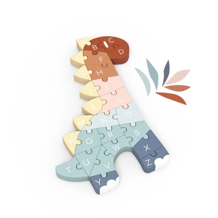 Puzzle din lemn ABC Dino, Speedy Monkey [2]