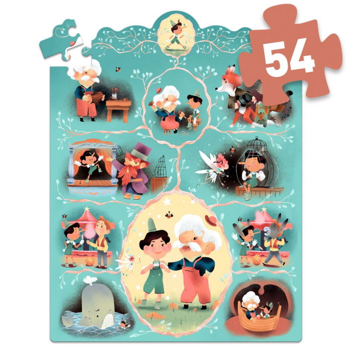 Puzzle poveste Pinocchio, Djeco [5]